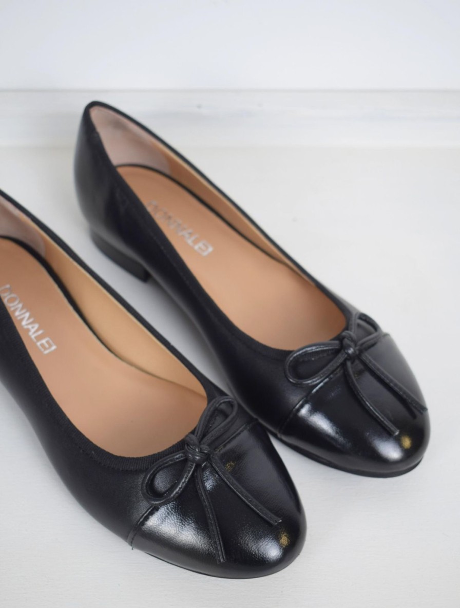 New Donna Lei Coco Ballerina Pump Black/Black