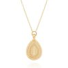 Best Anna Beck Medium Scalloped Drop Pendant Necklace