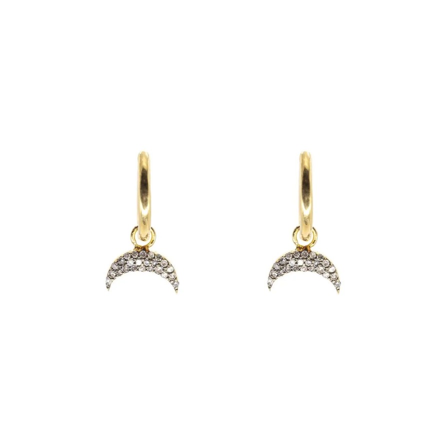 Clearance Kirstie Le Marque Diamond Horn Hoops