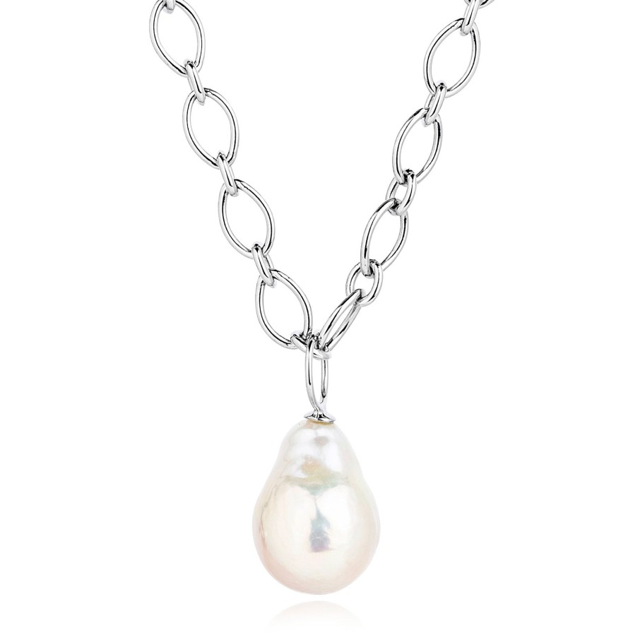 Online Claudia Bradby Pearl Power Chain Necklace Silver