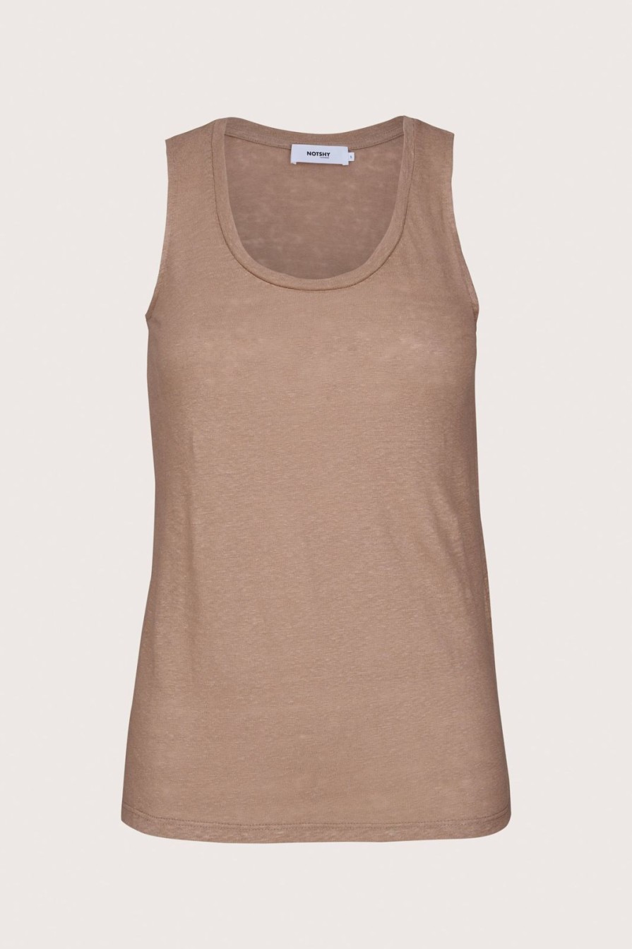 New Not Shy Yana Tank Top Cinnamon