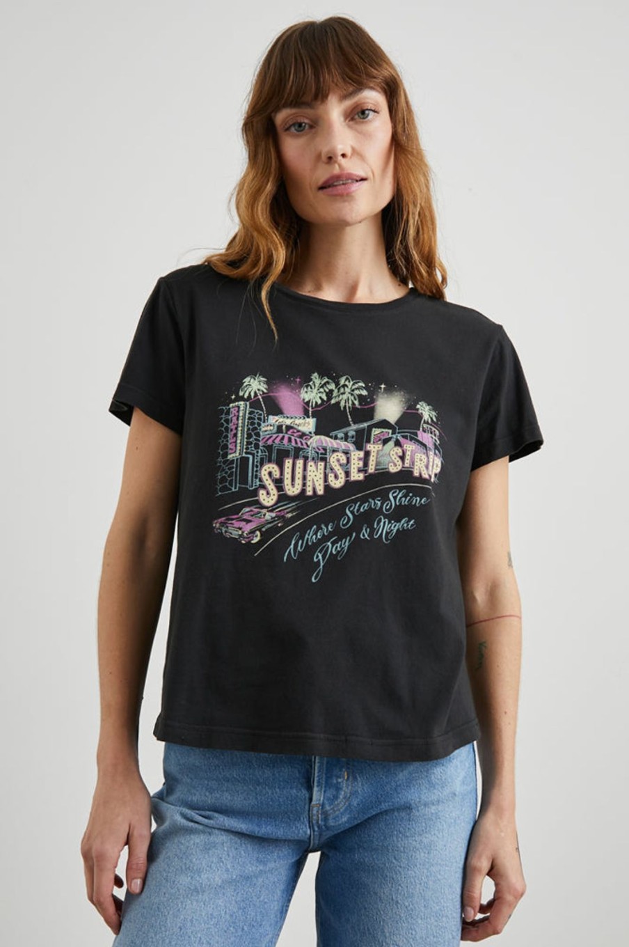 Clearance Rails Classic Crew Tee Sunset Strip