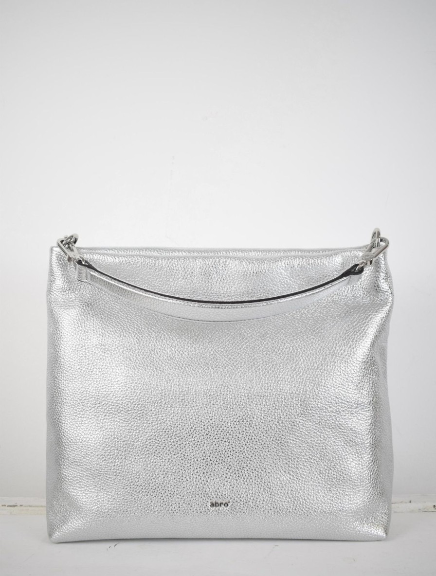 Hot Abro Hobo Kaia Bag Shimmer Silver