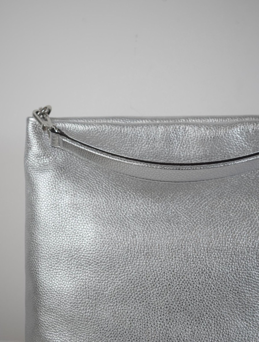 Hot Abro Hobo Kaia Bag Shimmer Silver