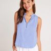 Wholesale bella dahl Sleeveless Pullover Top Peri Blue