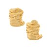 Wholesale Talis Chains Textured Nugget Earrings Gold