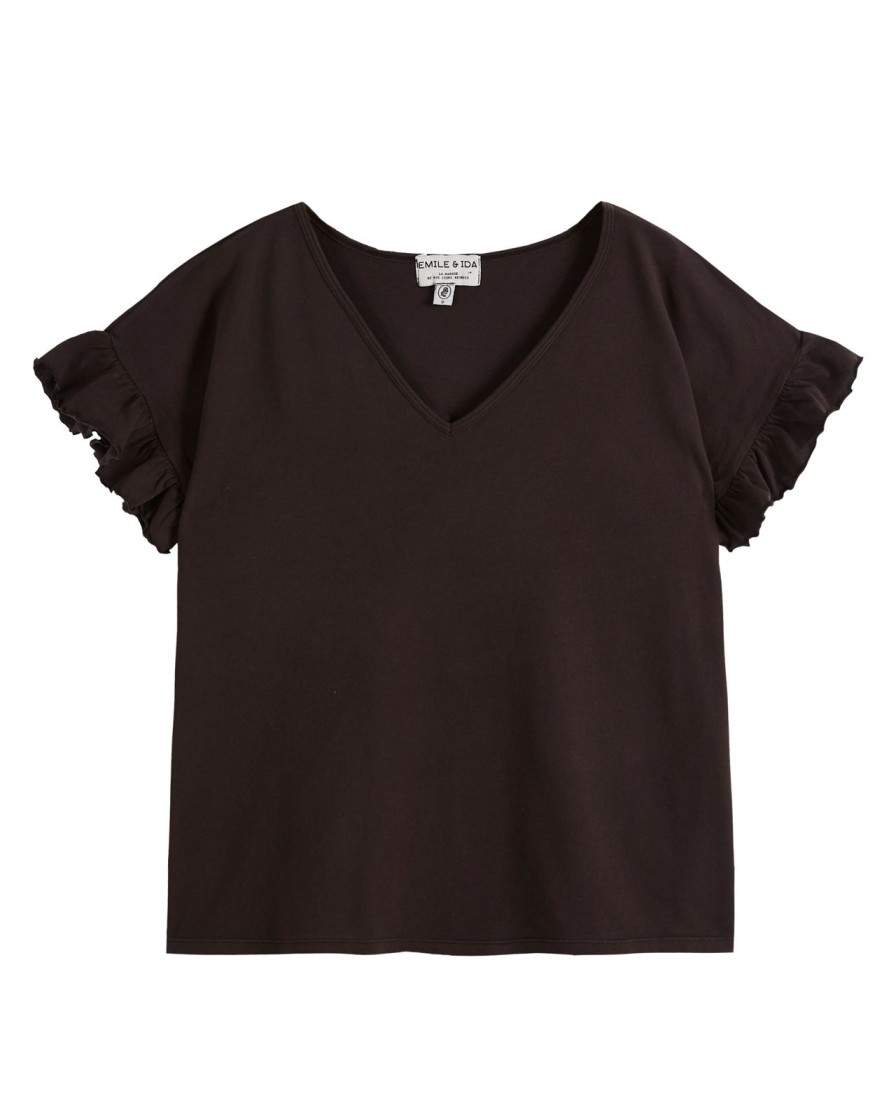 Hot Emile & Ida Zabio Tee Shirt Washed Black