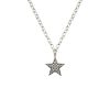 Clearance Kirstie Le Marque Diamond & Silver Chunky Star Necklace