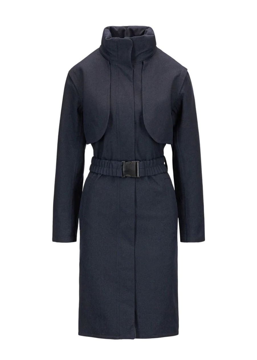 Best BRGN Skyet Coat Dark Navy