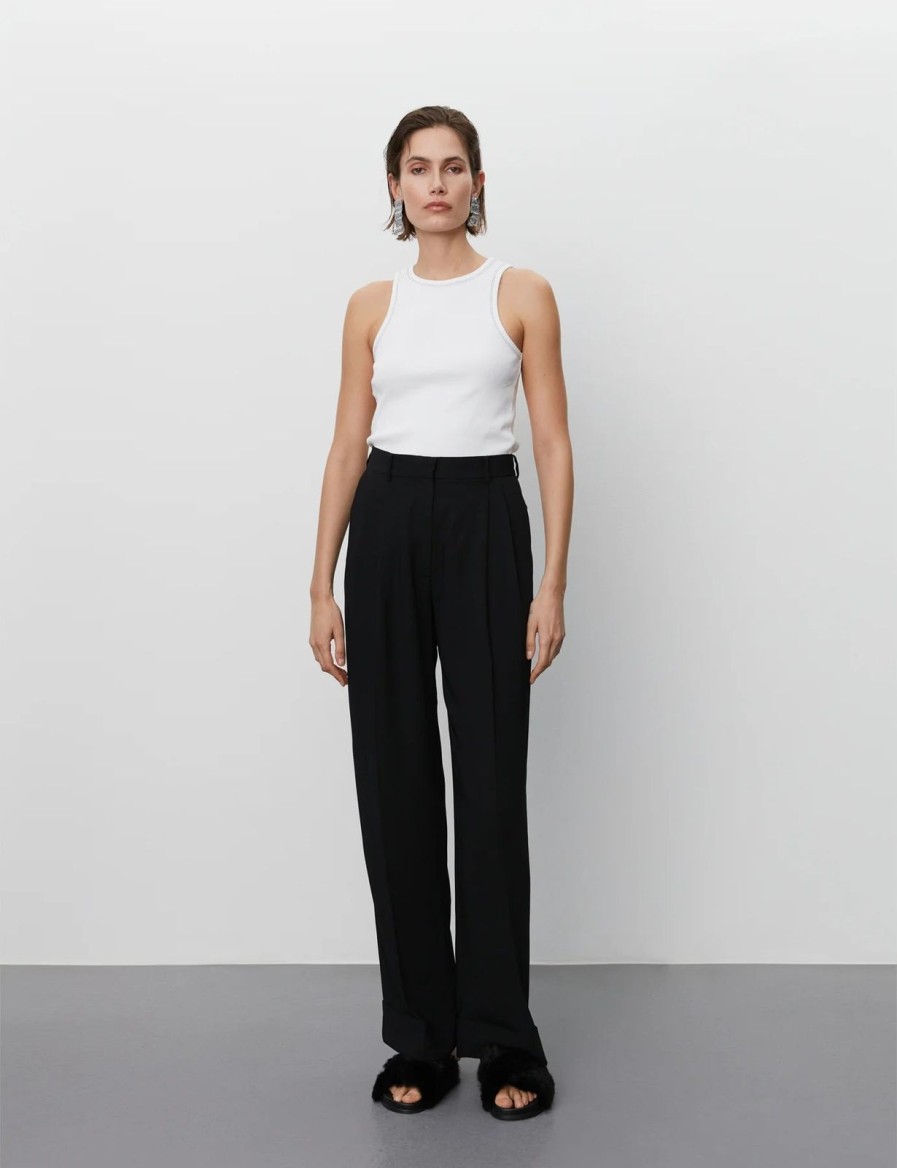 Best Day Birger et Mikkelsen Jacques Classic Gabardine Trousers Black