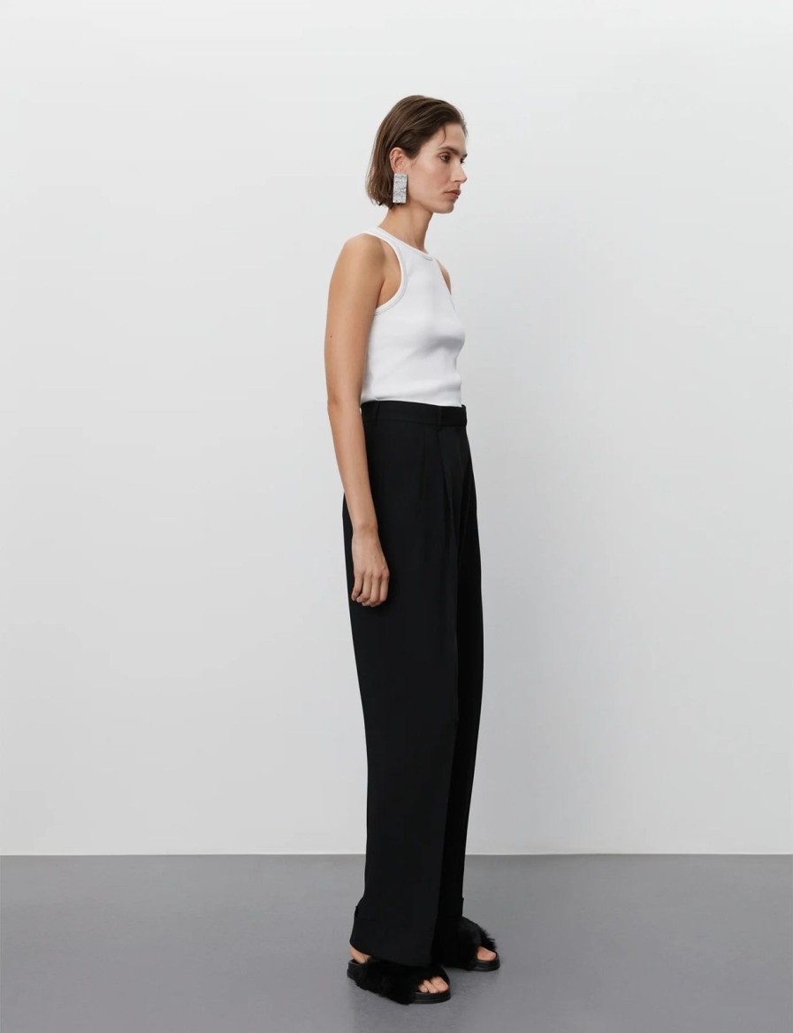 Best Day Birger et Mikkelsen Jacques Classic Gabardine Trousers Black