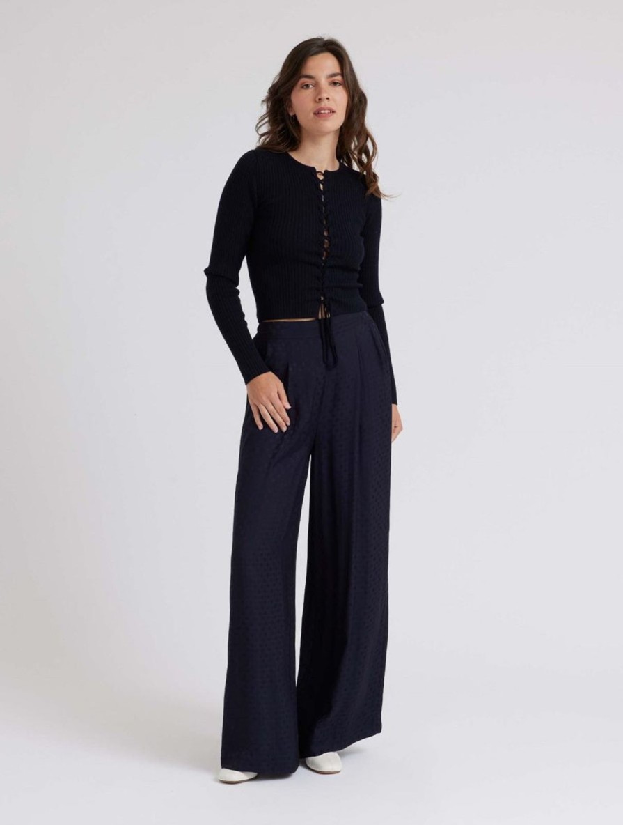 Wholesale Idano Hilde Trousers Navy