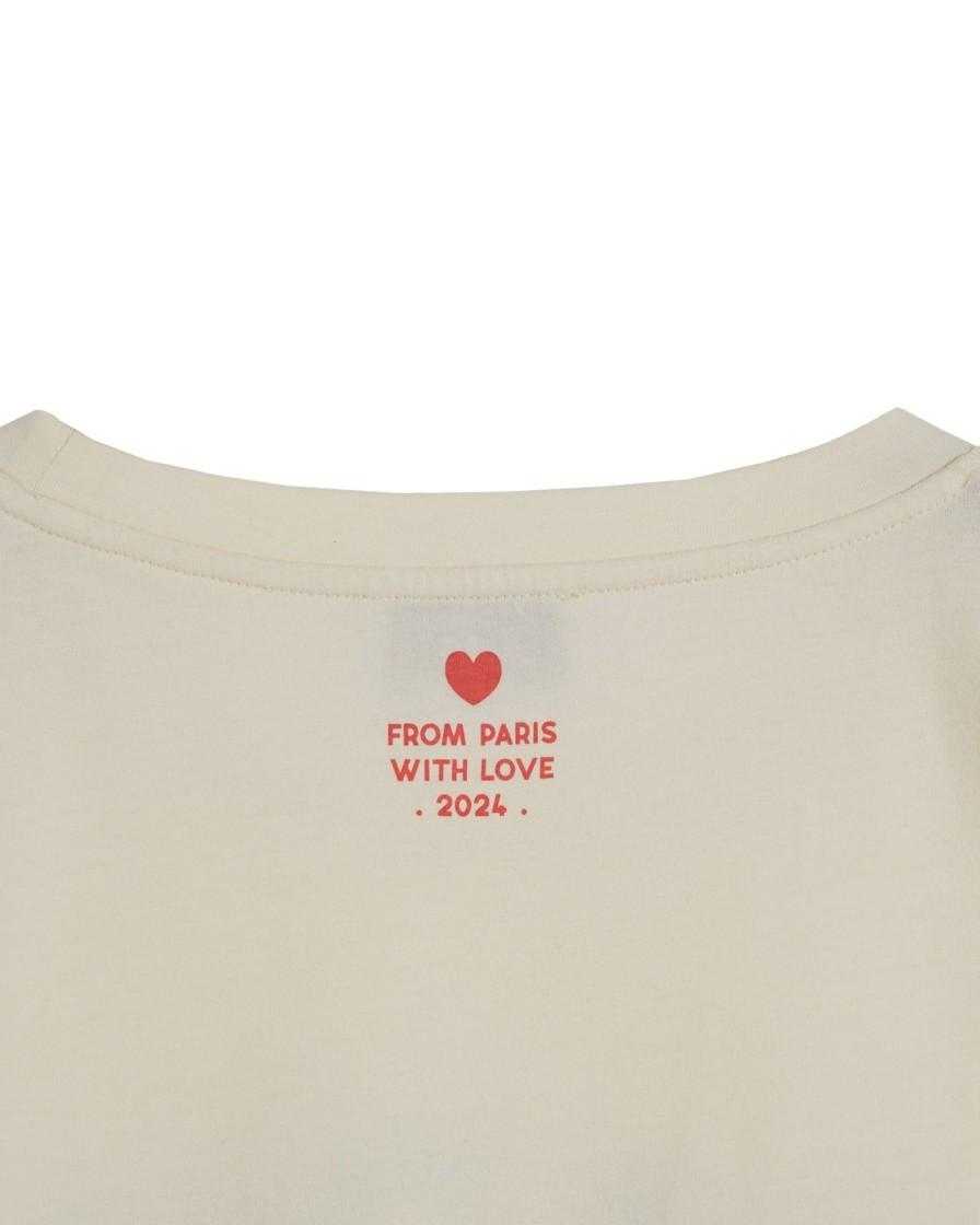 Hot Emile & Ida Zaris T-Shirt Paris Ecru/Bean