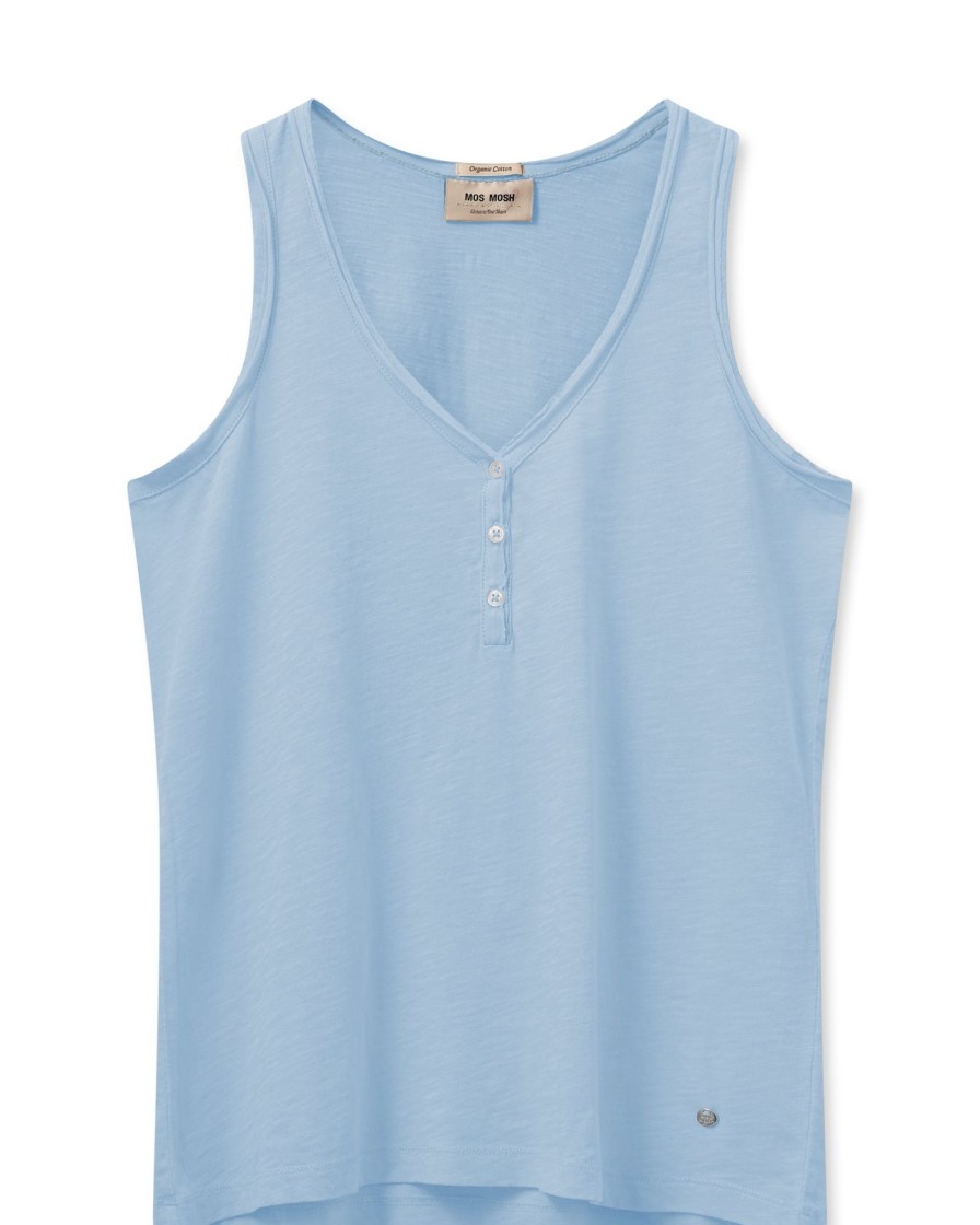 Clearance Mos Mosh Mmastin Tank Top Cashmere Blue