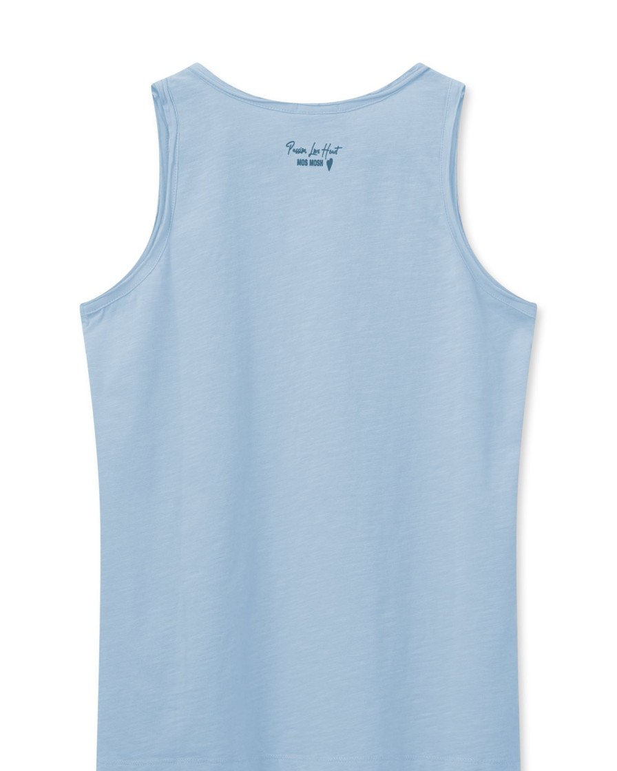 Clearance Mos Mosh Mmastin Tank Top Cashmere Blue