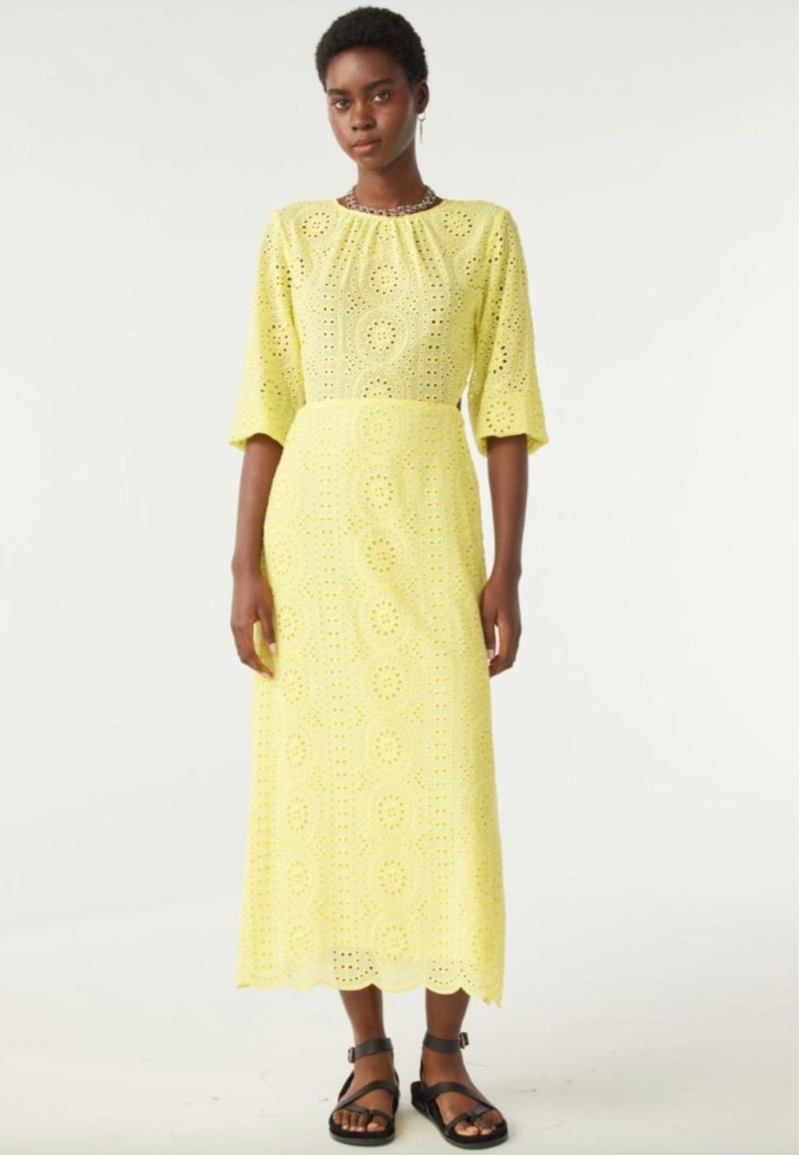 New ba&sh Bettina Dress Yellow