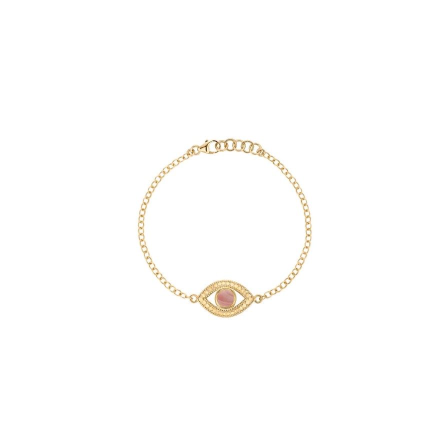 Best Anna Beck Evil Eye Pink Opal Bracelet