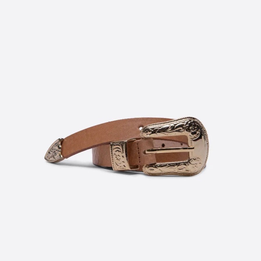 Clearance Mercules Rosette Belt Natural