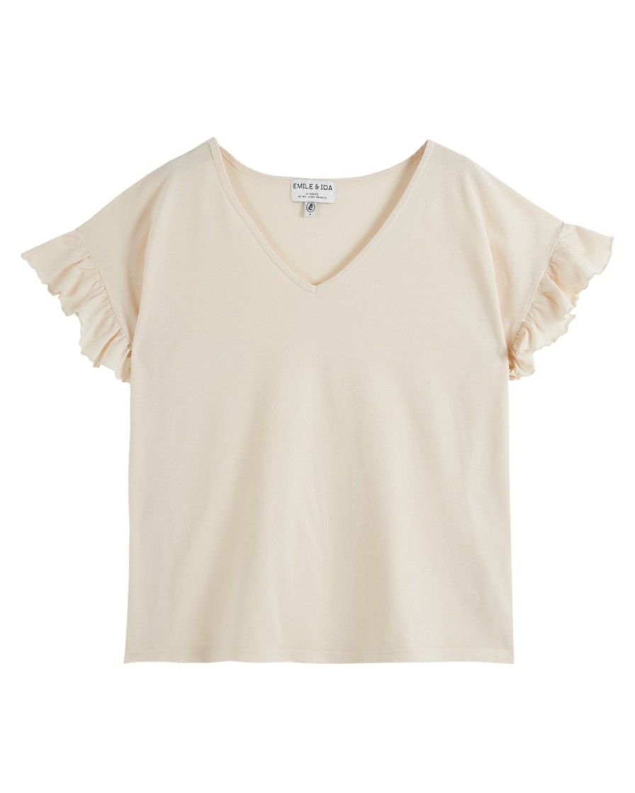 Online Emile & Ida Zabio Tee Shirt Cream