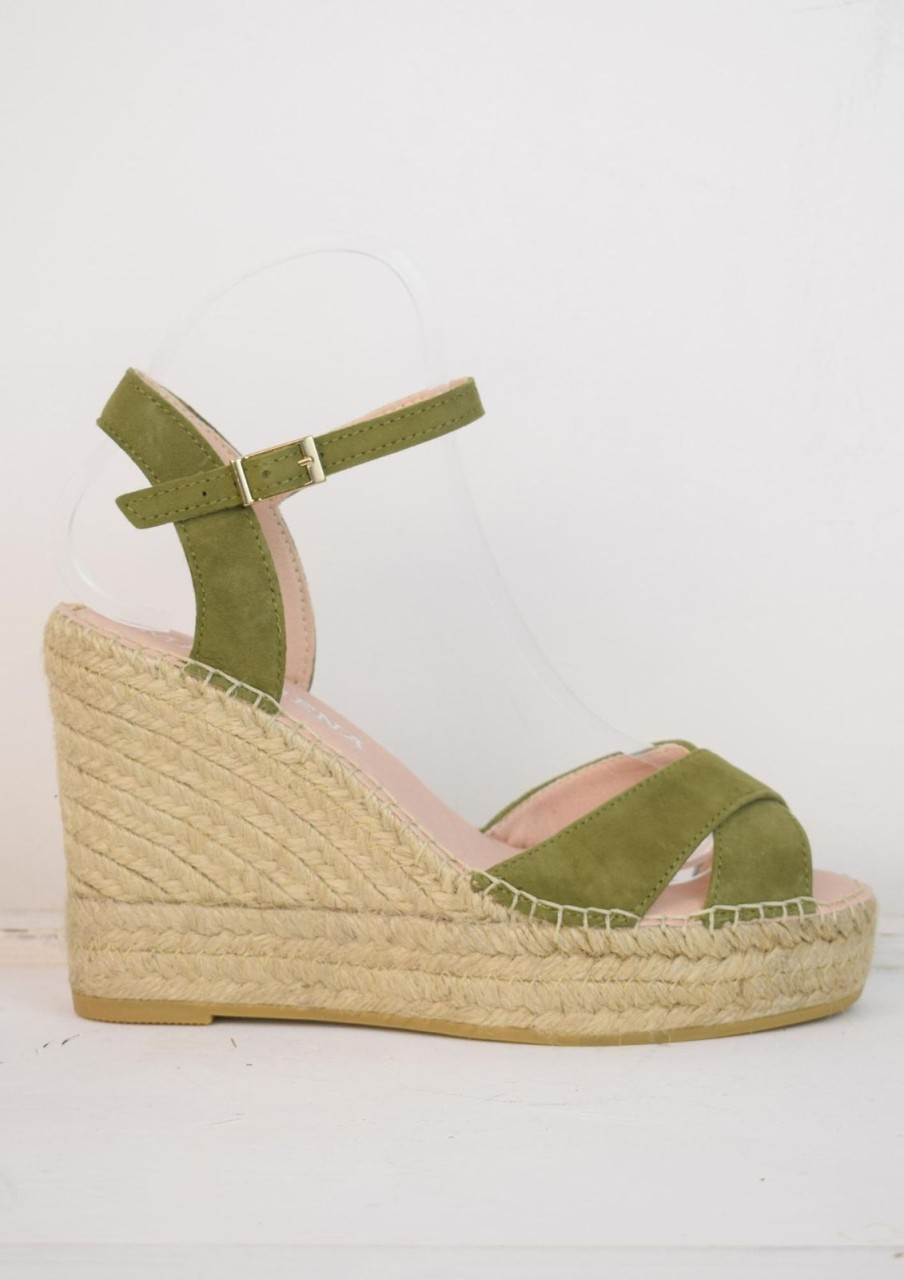 Clearance Macarena Alba Espadrille Green