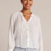 Wholesale bella dahl Raglan Button-Down Shirt White