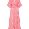 Clearance Palm Noosa Memento Dress Pink Palms