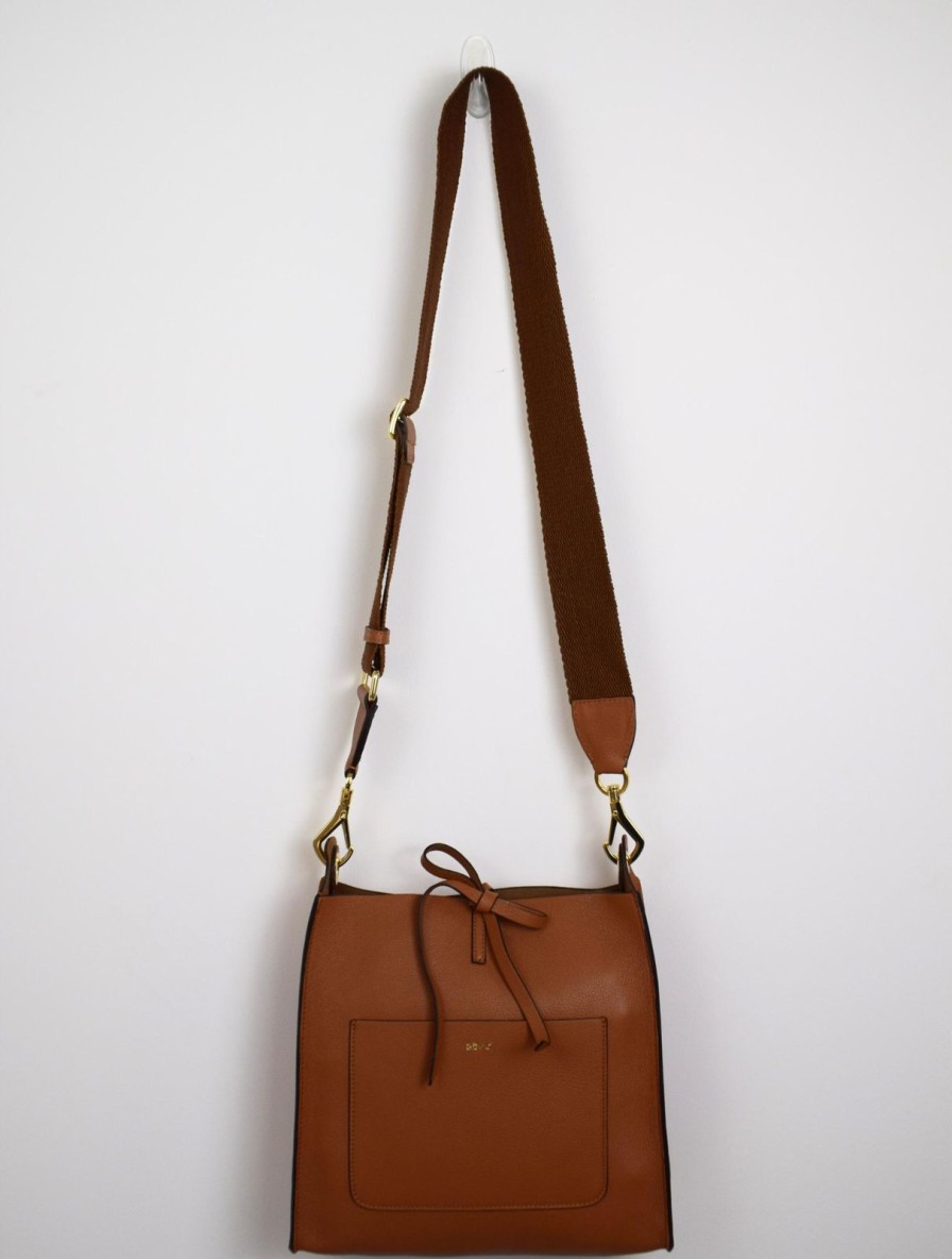 New Abro Cross Body Raquel Small Tan