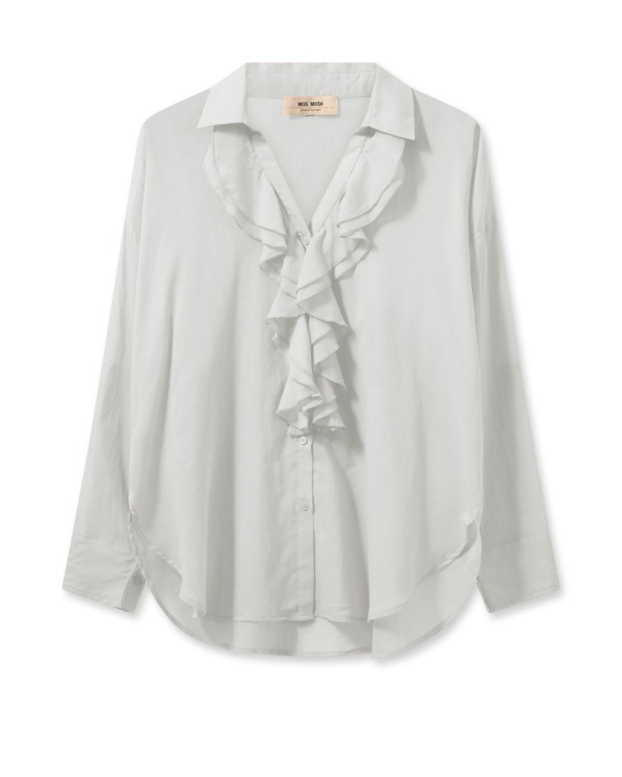 New Mos Mosh Mmjelena Voile Shirt White