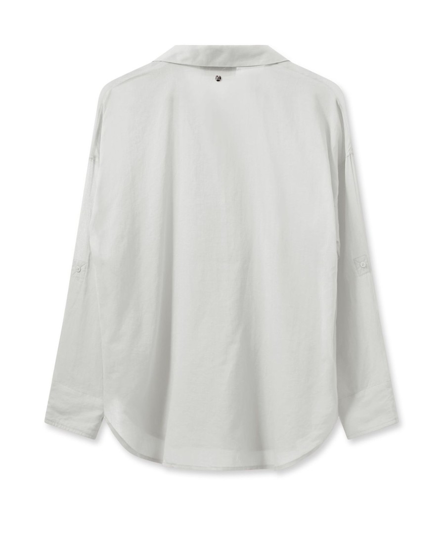 New Mos Mosh Mmjelena Voile Shirt White