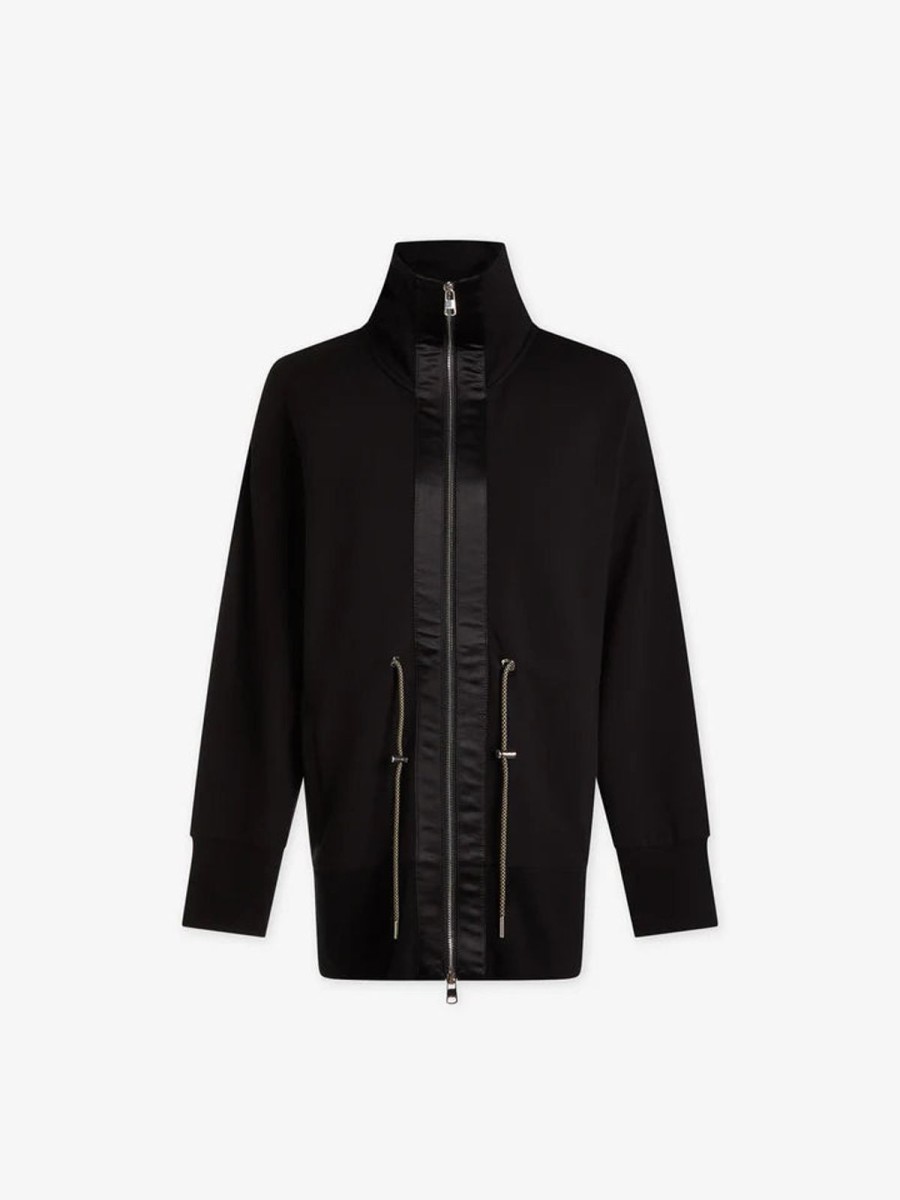 Hot Varley Ridgefield Longline Zip-Through Black