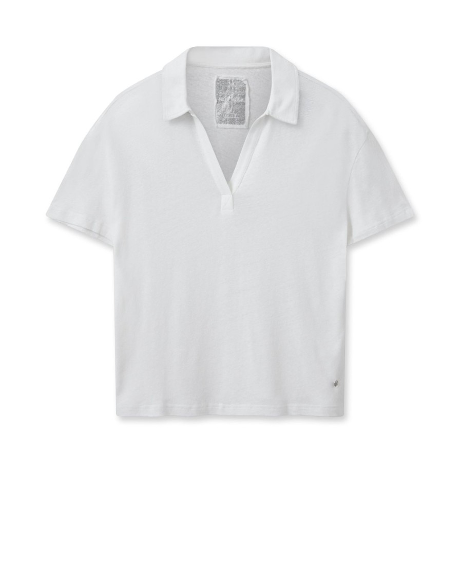 Hot Mos Mosh Mmhay Ss Polo Tee White