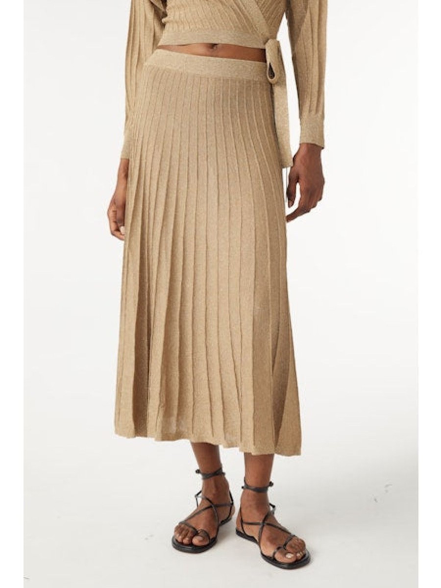 Best ba&sh Brycey Skirt Marine Gold