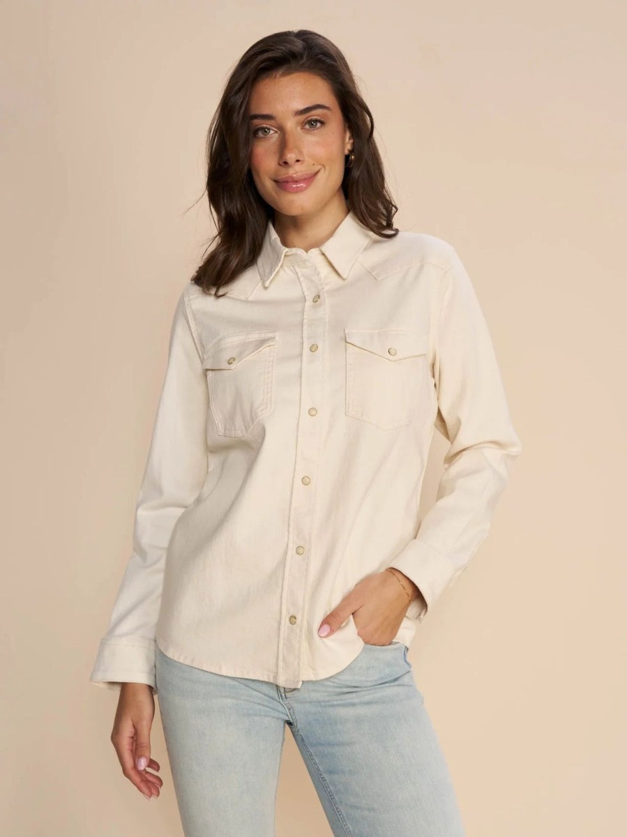 Clearance Mos Mosh Mmelvira Natural Shirt Ecru