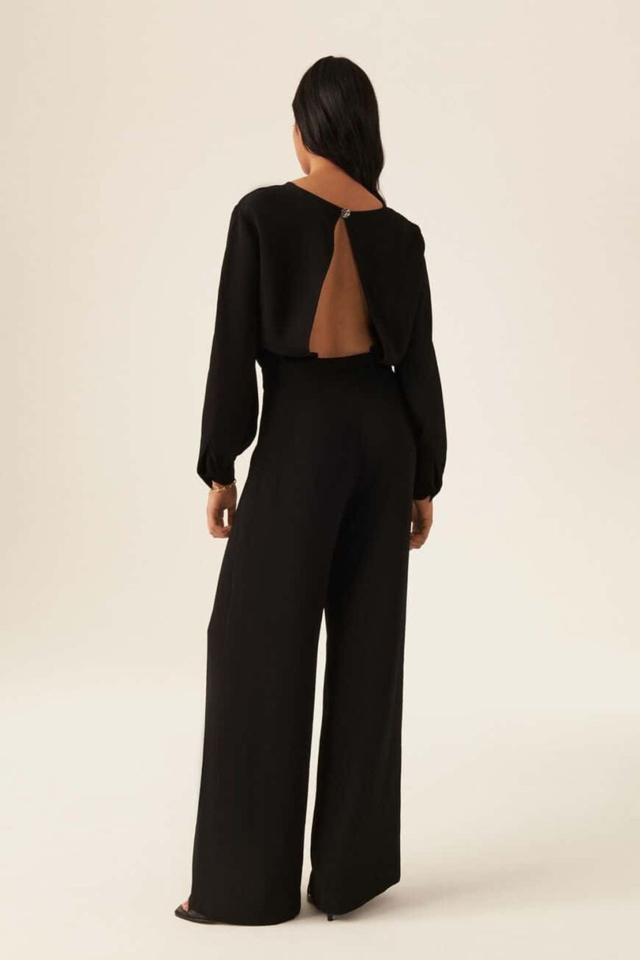 Online ba&sh Obby Jumpsuit Black