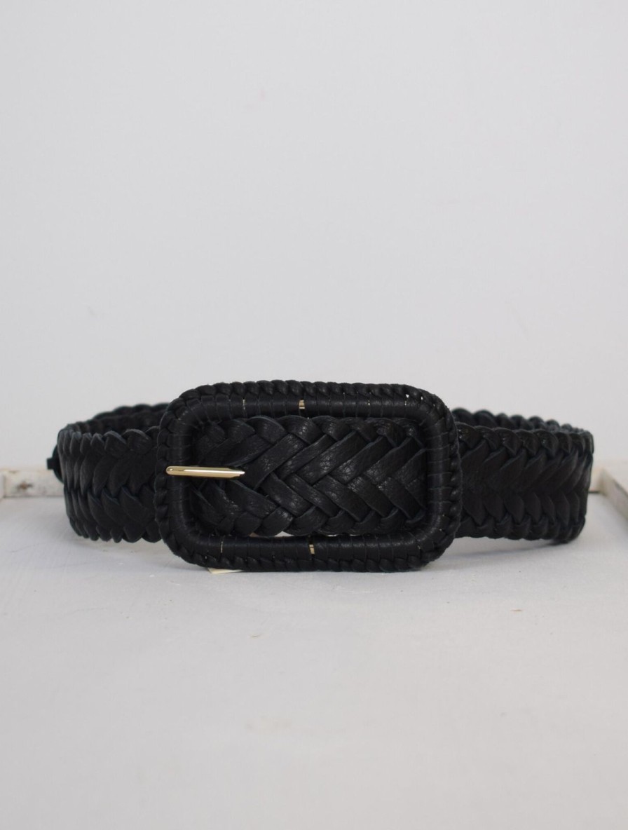 Best Abro Tilly Plaited Belt Black