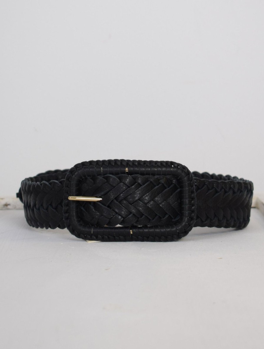 Best Abro Tilly Plaited Belt Black