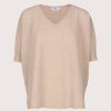 Hot Not Shy Aimee Poncho Jumper Beige Chine