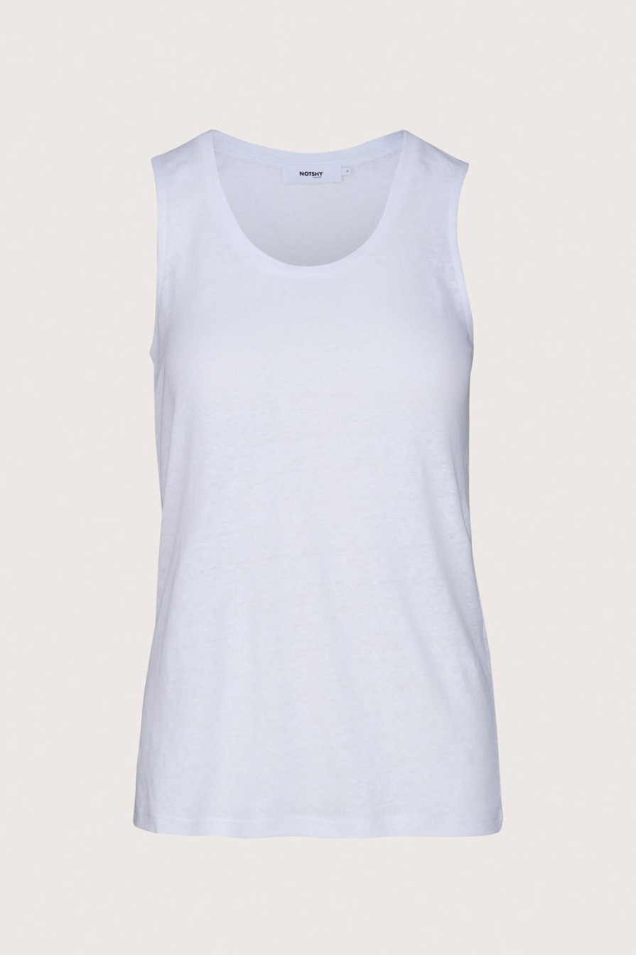 Wholesale Not Shy Yana Tank Top White