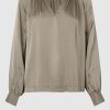 New Second Female Noma Tunic Blouse Roasted Cashew