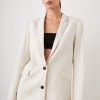 New Rails Stanton Jacket Ivory Pinstripe