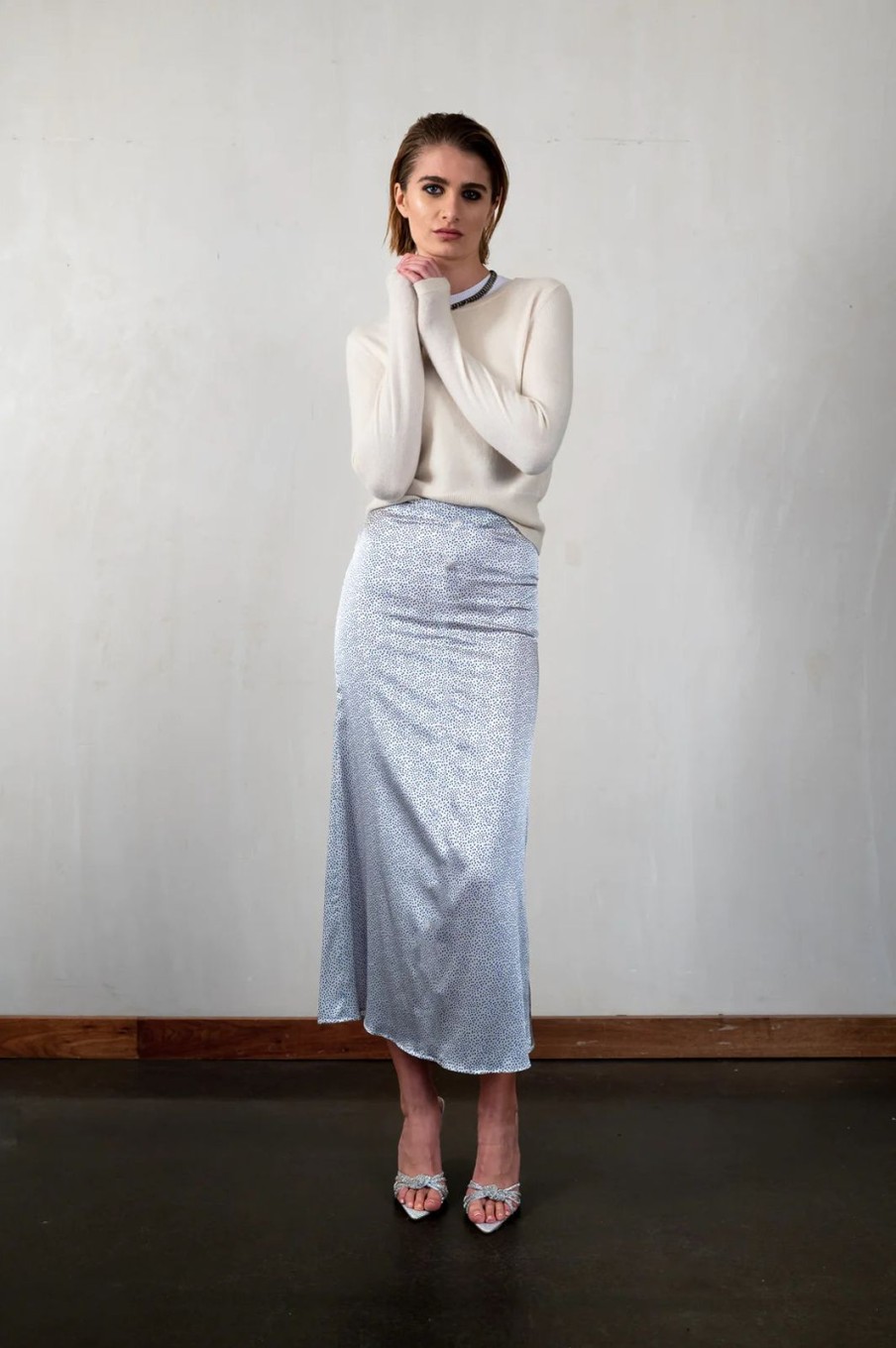 Wholesale Jessica Russell Flint Bias Cut Midi Skirt Luciana