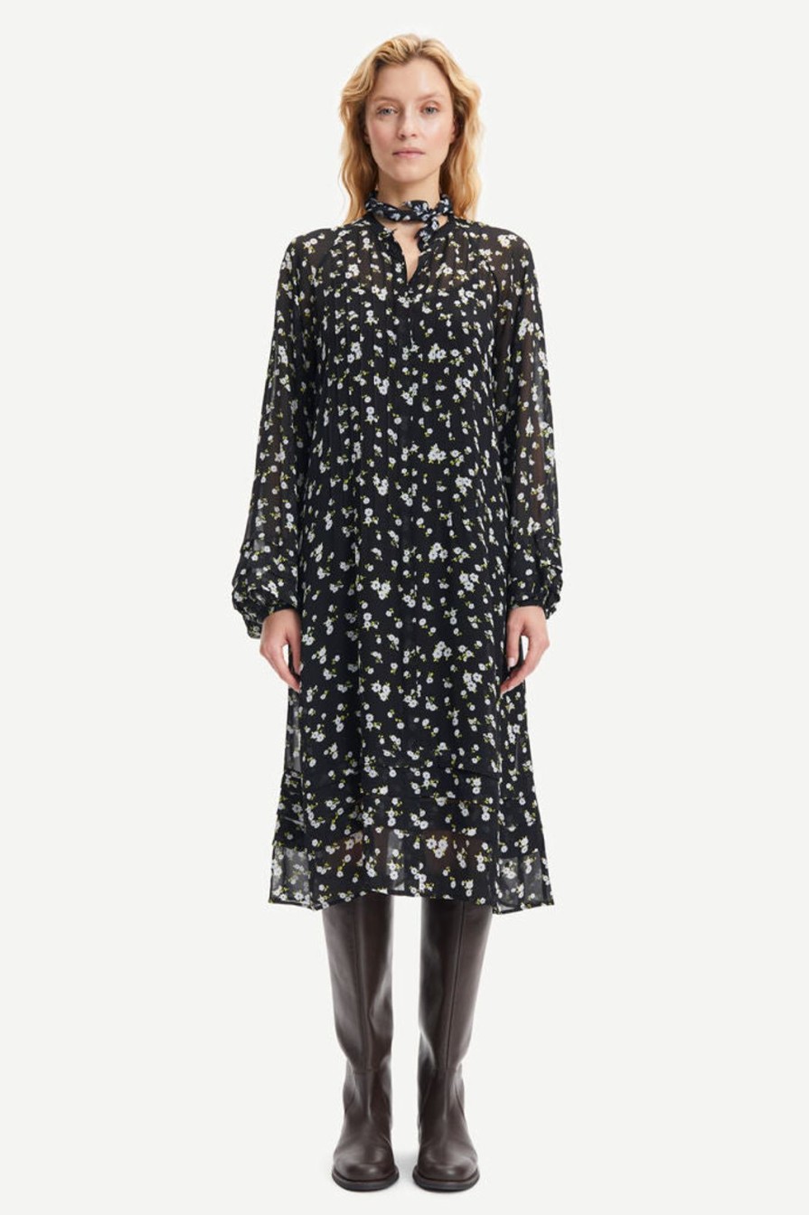 New Samsoe Samsoe Elma Shirt Dress Dark Meadow