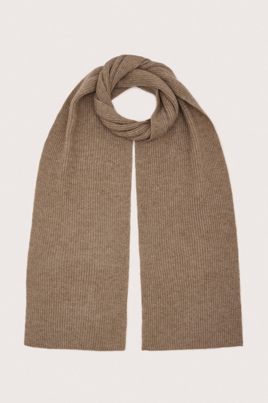 Hot Sass & Edge Glenbarr Cashmere Scarf Brown