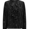 Online Mos Mosh Mmleta Velvet Shirt Black