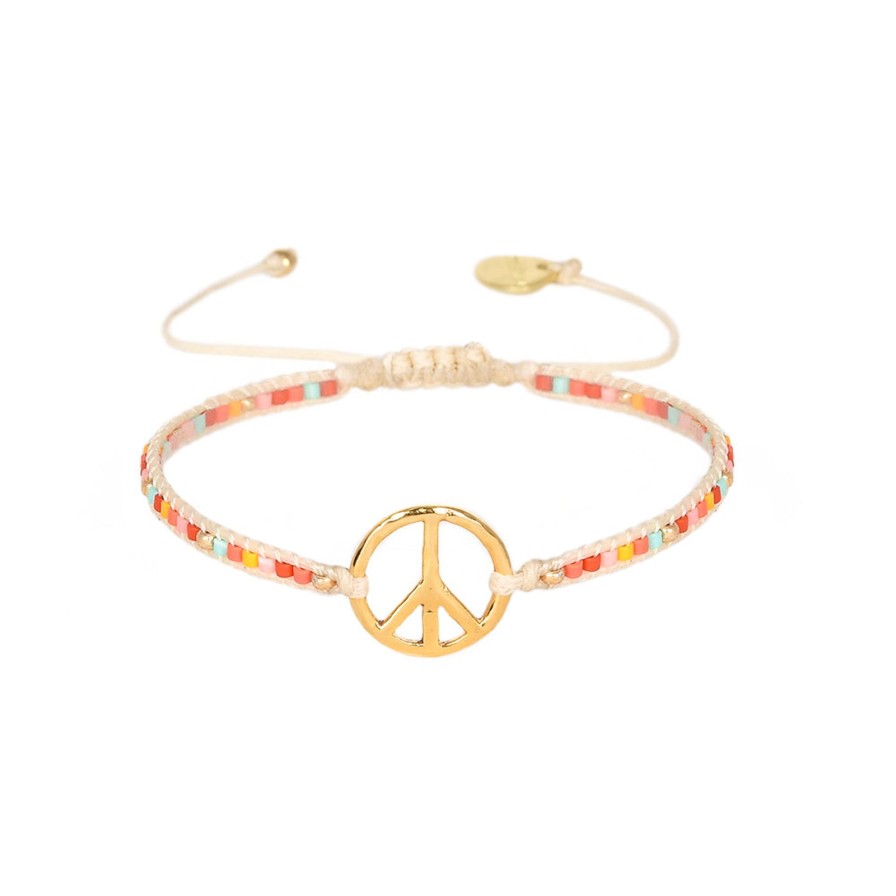 Hot Mishky Peace Bracelet Multi Red