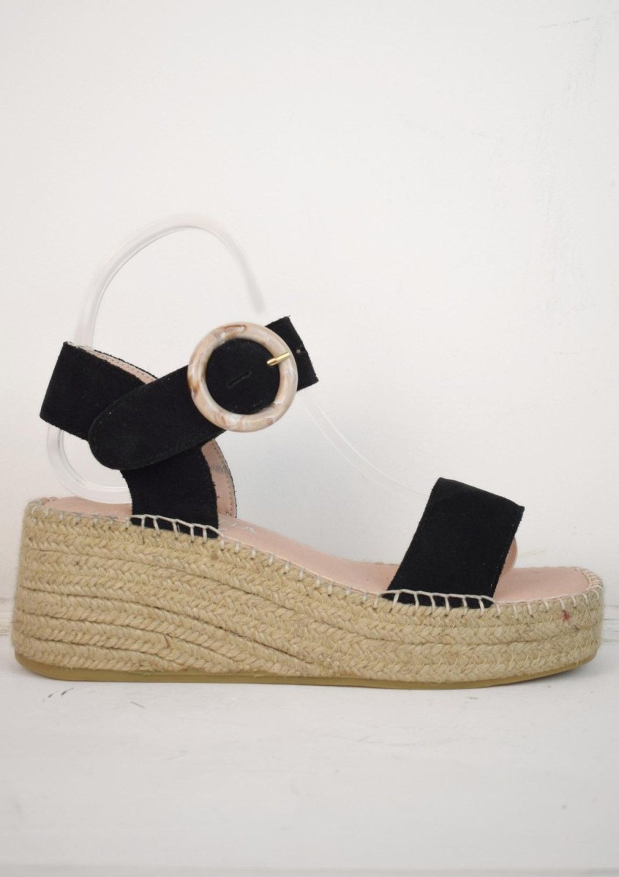 Clearance Macarena Anisa Espadrille Black