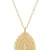 Hot Anna Beck Scallop Teardrop Necklace