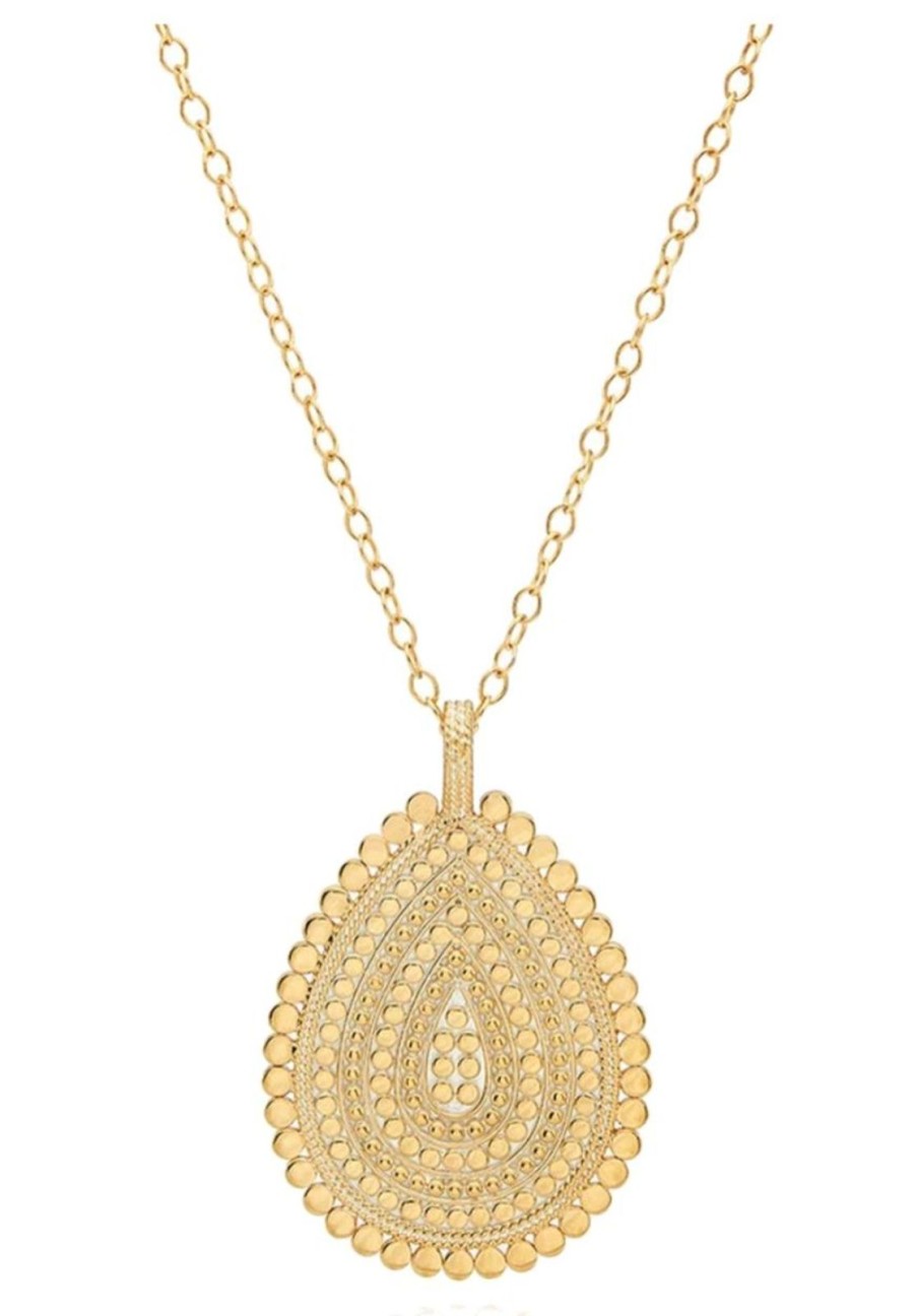 Hot Anna Beck Scallop Teardrop Necklace