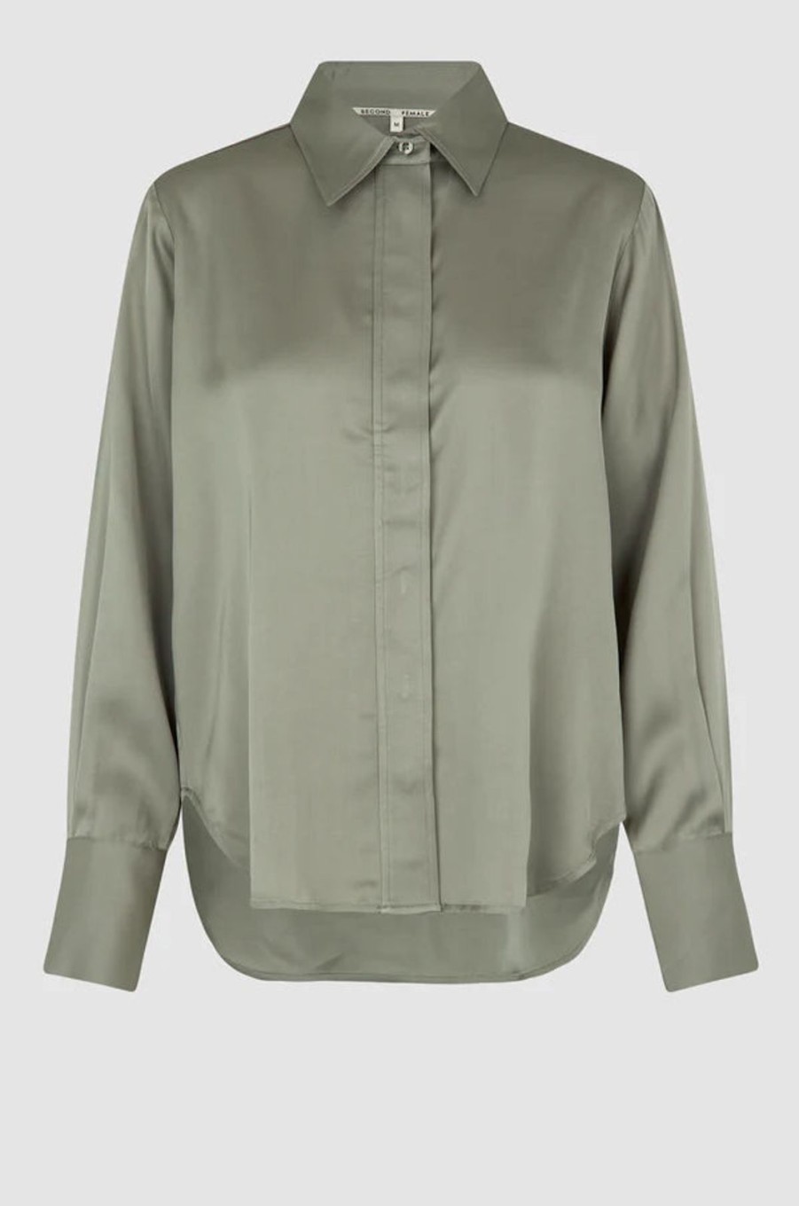 Online Second Female Galla Shirt Dried Sage