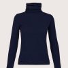 Clearance Sass & Edge Flodden Cowl Cashmere Navy